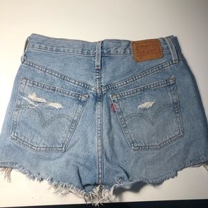 levi’s 501 high waist shorts